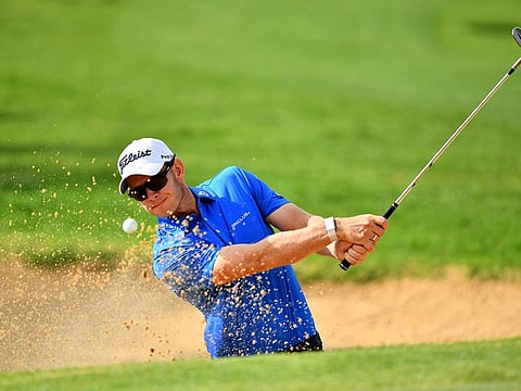 Joachim Hansen in action at the Joburg Open