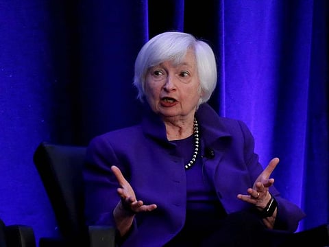 Former Federal Reserve Chair Janet Yellen speaks during a panel discussion at the American Economic Association