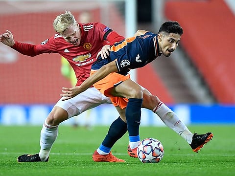 Manchester United's Donny van de Beek started against Istanbul