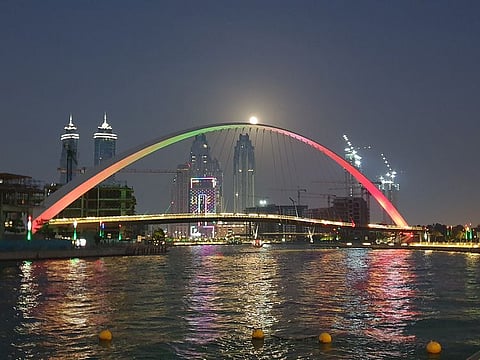 Tolerance Bridge over Dubai Canal reflects the UAE's regional and global model for tolerance. Picture used for illustrative purposes only.