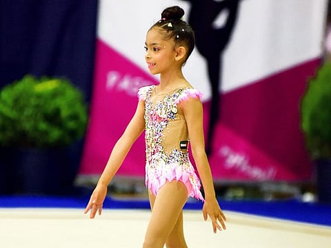 Lamia Tariq Farsi, the UAE’s pride as the youngest rhythmic gymnastic champion