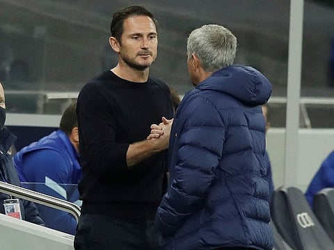 Frank Lampard and Jose Mourinho