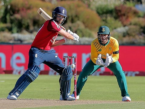 File photo: England's David Malan in action during a T20 cricket match against South Africa in Paarl.