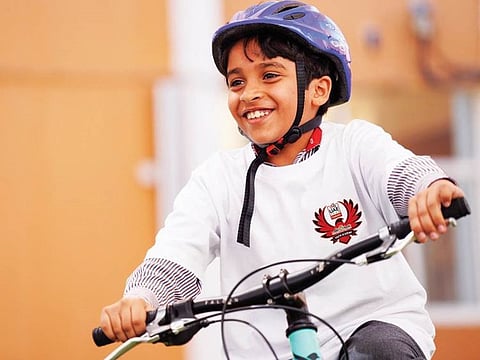 Kids are back on the bikes thanks to UAE Team Emirates