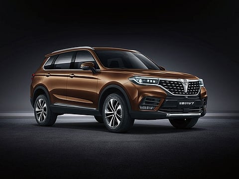 The Brilliance V7 SUV. Brilliance's parent company Huachen stands on the brink of bankruptcy, defaulting on 6.5 billion yuan ($987.48 million) in debt obligations.
