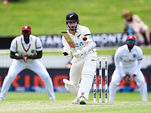 New Zealand's Kane Williamson on his way to a double century against West Indies