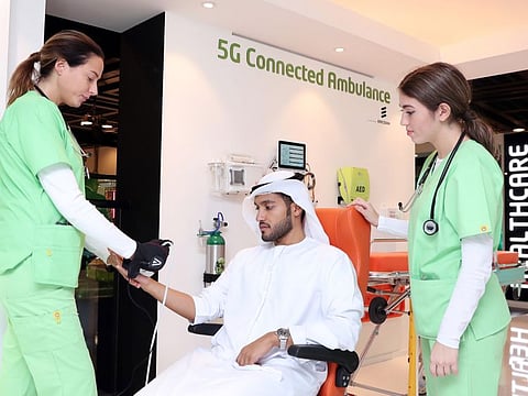 A 5G enabled ambulance. Etisalat will share its experiences with peers and technology leaders at Gitex.