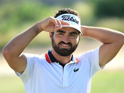 Antoine Rozner is all smiles as he wins the inaugural Golf in Dubai Championship at Jumeirah Golf Estates