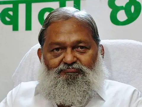 Haryana Home Minister Anil Vij