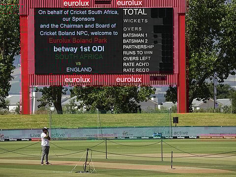 Boland Park in Paarl was set t host South Africa v England before the match was abandoned