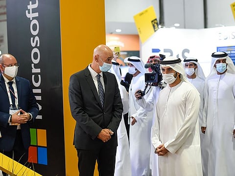 Sheikh Hamdan bin Mohammed bin Rashid Al Maktoum, Dubai Crown Prince and Chairman of The Executive Council of Dubai opened the 40th Gitex Technology Week at Dubai World Trade Centre.