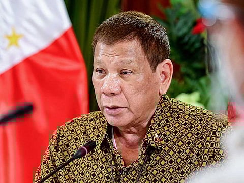 Philippine President Rodrigo Duterte.