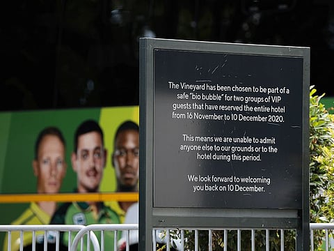 The Vineyard, which housed both the visiting England and South Africa teams, had seen a breach in the bio-bubble protocol by the visitors. This lead to cancellation of the leg of One-day Internationals.