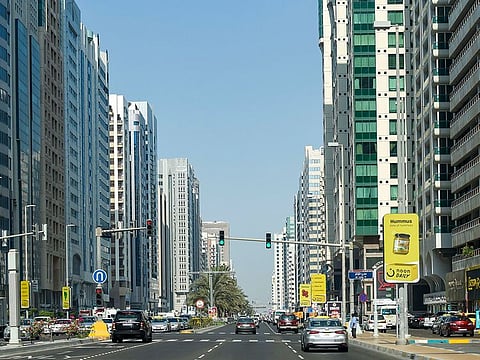 Abu Dhabi city. The Department of Municipalities and Transport’s Integrated Transport Centre (ITC) announced that sections of the Abu Dhabi-Al Ain Road will be closed over the weekend. Picture for illustrative purposes only.