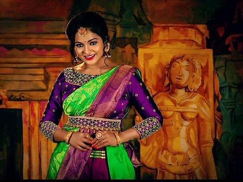 An avid social media user, she shared pictures of herself in a sari on her Instagram page few hours before her death