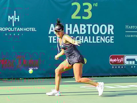 Heather Watson in Dubai