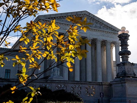 The US Supreme Court in Washington. The court ruling to limit some of the key powers of the Environmental Protection Agency (EPA) to reduce greenhouse gas emissions in the US has profound global implications.