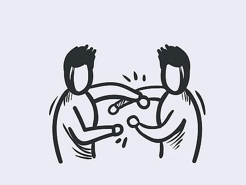 The victim said that the defendant was in his police uniform and that he threatened him with a knife, forced him into his car where another man was hiding in the back seat. Picture for illustrative purposes only.