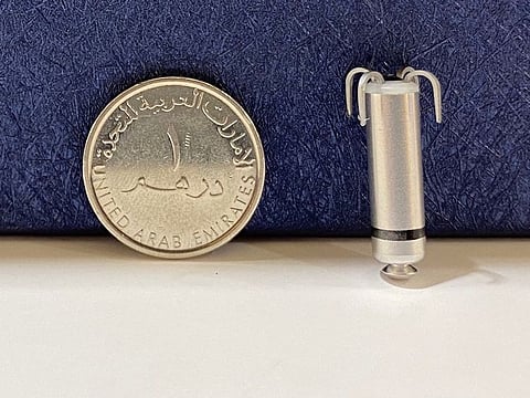 The new pacemaker is tinier than a Dh1 coin.