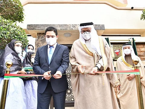 Bahraini Foreign Minister Abdullatif Al Zayani and his Moroccan counterpart Nasser Bourita open a Bahraini consulate in the city of Laayoune.