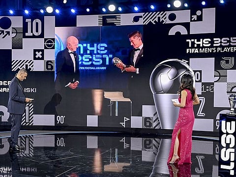 Bayern Munich forward Robert Lewandowski wins The Best Fifa Men’s Player Awards.