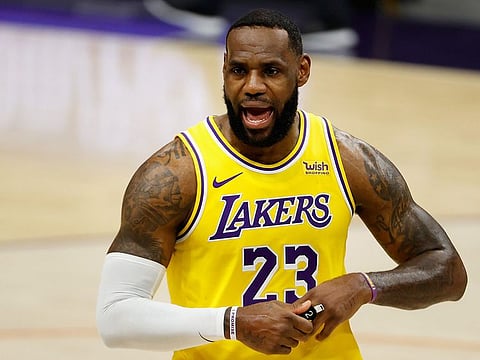 Los Angeles Lakers' LeBron James