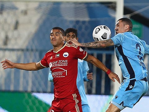 Sharjah lost 2-1 to Bani Yas