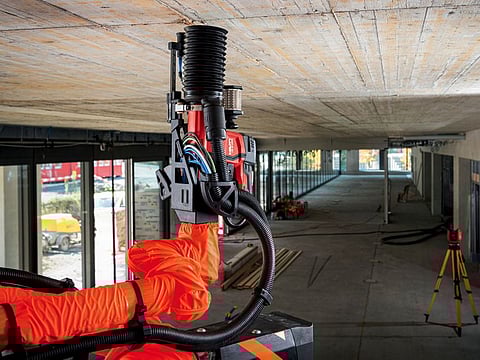 Let 'Jaibot' do it... The drilling robot has been helping out at construction sites in Dubai as part of extensive pilot tests.