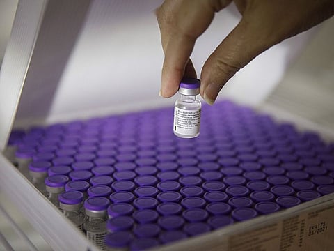 The Pfizer-BioNTech COVID-19 vaccine.