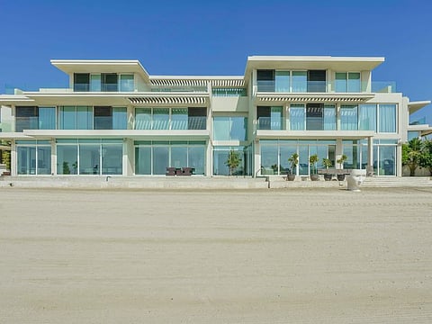 This villa in The Palm Jumeirah is a holiday home