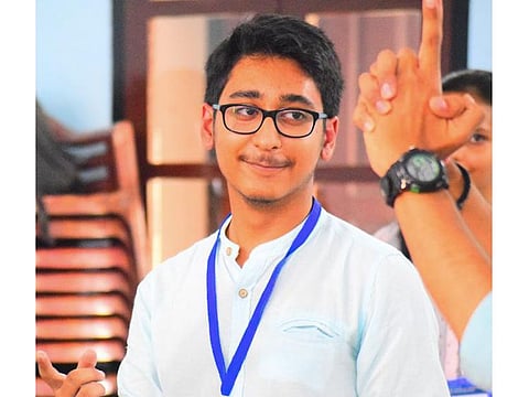 18-year-old Abhinav Khanna received the prestigious Davis Scholarship from US’s Case Western Reserve University.