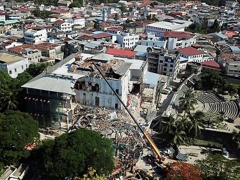 The imposing structure was constructed in 1883 and is the largest and tallest building in Zanzibar.