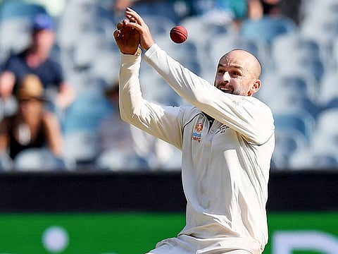 Australia's Nathan Lyon finished with a haul of five for 68 to push New Zealand on the defensive in Sydney.