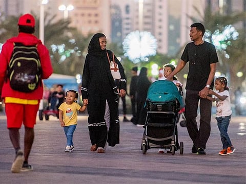 File photo of residents at Abu Dhabi Corniche. Photo for illustrative purpose only.