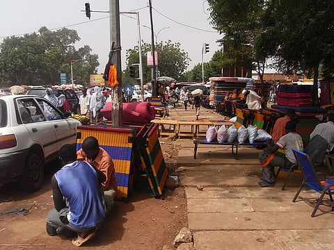 File photo: A street in Niamey, Niger.