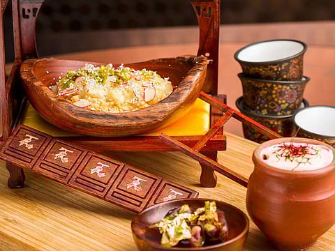 Enjoy this crumbly milk cake with a side of pasta kheer