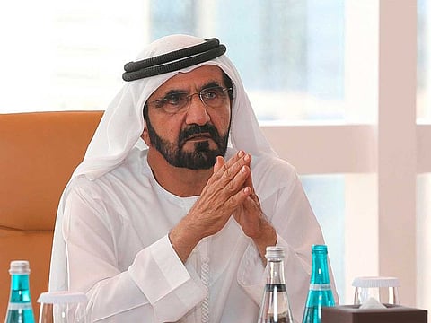 His Highness Sheikh Mohammed Bin Rashid Al Maktoum, Vice-President and Prime Minister of the UAE and Ruler of Dubai.