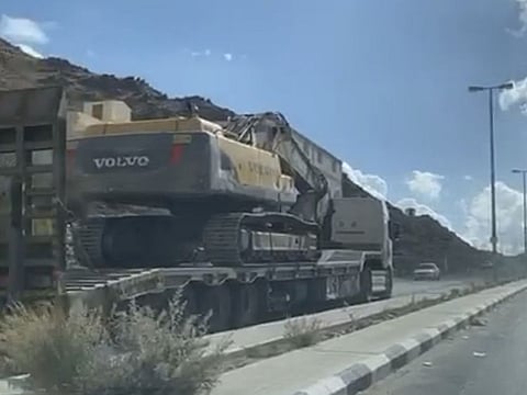 A trucker was caught driving in the opposite direction on a Taif highway, in Mecca province.
