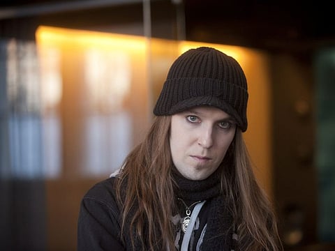 Alexi Laiho, a singer and guitarist of Finnish black metal band Children of Bodom, on March 3, 2011.
