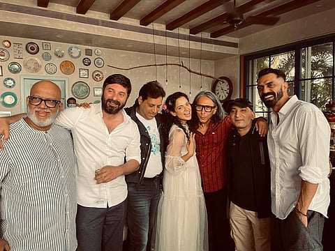 Kangana Ranaut with Tetsuo Nagata, Arjun Rampal and others.