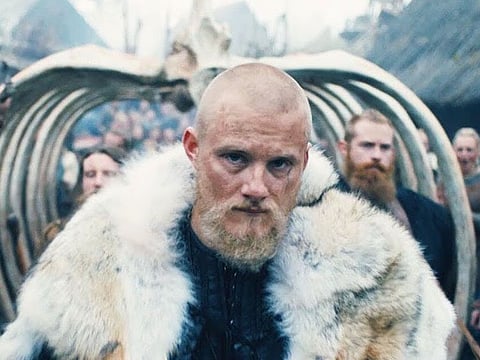 Alexander Ludwig in 'Vikings'.