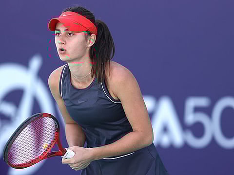 Anastasia Gasanova in action in Abu Dhabi