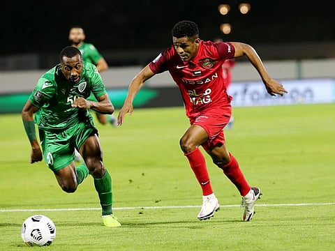 Shabab Al Ahli Dubai defeated Khor Fakkan in the Arabian Gulf Cup