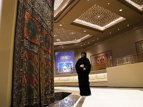 Sheikha Jawaher Al Qasimi during the visit to Holy Quran Academy in Sharjah.
