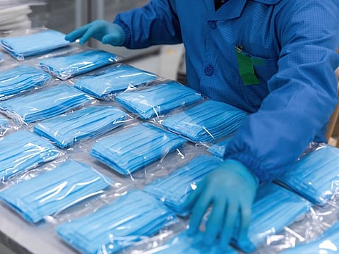 Dubai Police seized more than 400,000 fake surgical masks and 25,000 fake gloves last year.