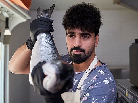 Twenty eight-year-old Ahmad Al Jasmi, owner of Salmonica