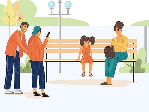 Is your nanny letting strangers take photos of your child?