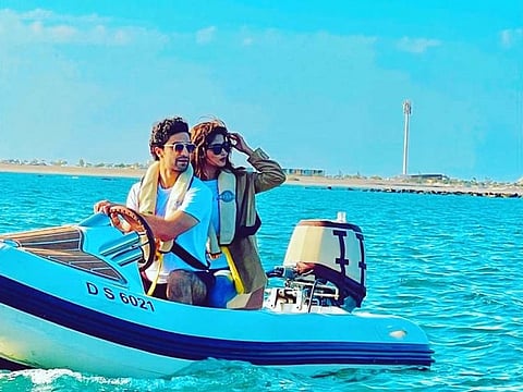 Pakistan's power couple Sajal Aly and Ahad Raza Mir holiday in Dubai
