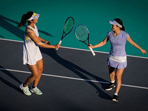 Shuko Aoyama and Ena Shibahara won the Abu Dhabi WTA Women's Open