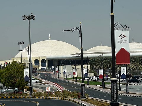 Sharjah International Airport.